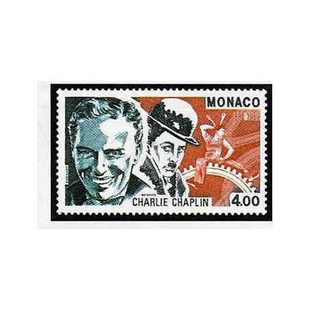 Monaco Num 1680 ** MNH Charlie Chaplin  année 1989