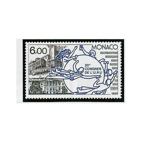 Monaco Num 1702 ** MNH UPU  année 1989