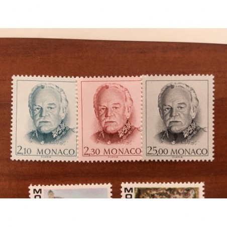 Monaco Num 1705-1707 ** MNH SAS rainier III  année 1990