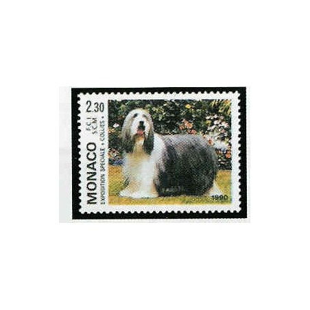 Monaco Num 1715 ** MNH chien  collie  année 1990