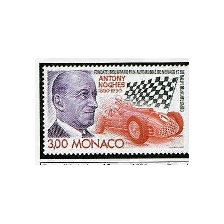 Monaco Num 1716 ** MNH A Noghes  année 1990