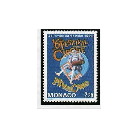 Monaco Num 1753 ** MNH Cirque  année 1991