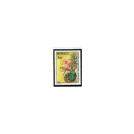 Monaco Num 1759 ** MNH Bouquet  année 1991