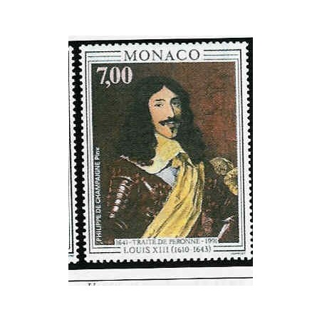 Monaco Num 1788 ** MNH Tableaux Louis XIII Roi  année 1991