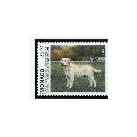 Monaco Num 1813 ** MNH Chien  Labrador année 1992