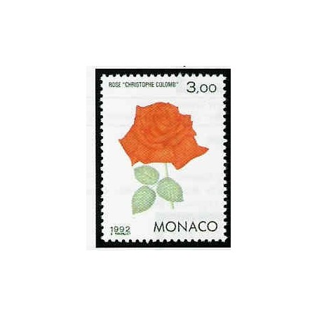 Monaco Num 1839 ** MNH Rose Roses année 1992