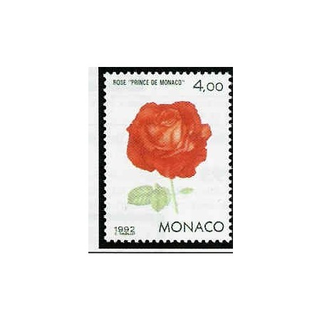 Monaco Num 1840 ** MNH Rose Roses année 1992