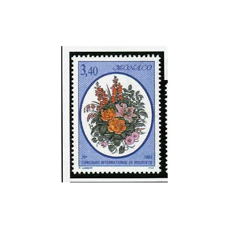 Monaco Num 1868 ** MNH Bouquet année 1993