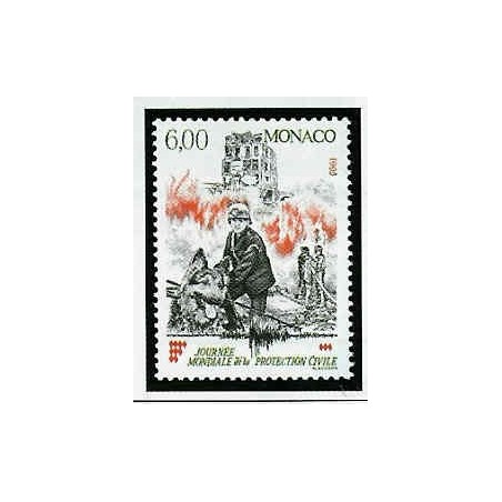 Monaco Num 1870 ** MNH Pompiers année 1993