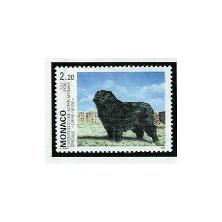 Monaco Num 1872 ** MNH Chien  Terre Neuve année 1993