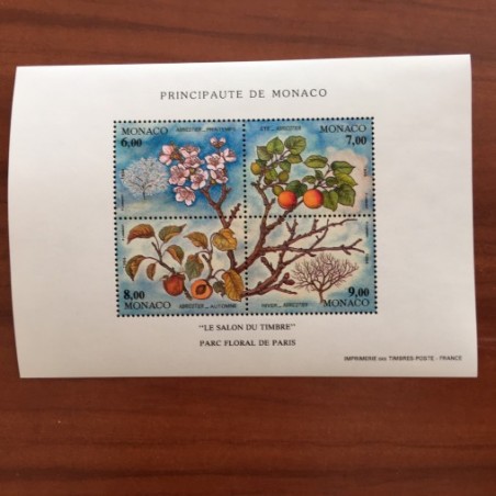 Monaco Num 1953-1956 ** MNH Abricot arbre année 1994