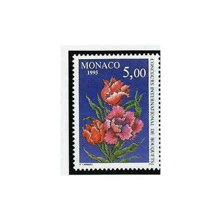 Monaco Num 1981 ** MNH Bouquet année 1995