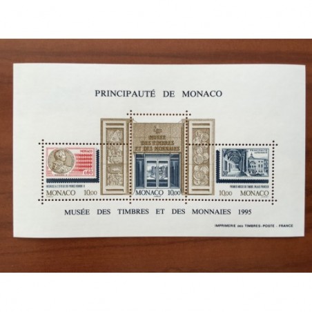 Monaco Num 1989-1991 ** MNH Musée des timbres année 1995