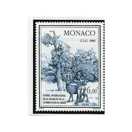 Monaco Num 1994 ** MNH Chasse Gibie CIC année 1995