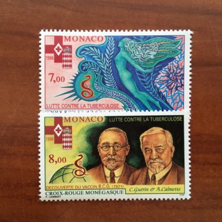 Monaco Num 2063-2064 ** MNH Croix Rouge année 1996