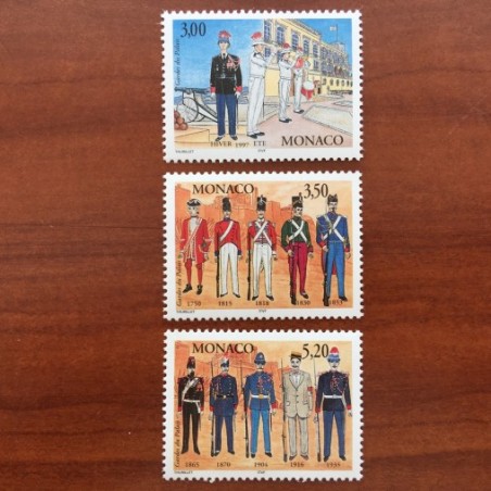 Monaco Num 2107-2109 ** MNH uniformes année 1997