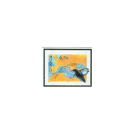 Monaco Num 2133 ** MNH Baleine année 1997