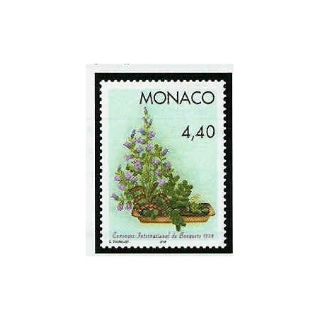 Monaco Num 2138 ** MNH Bouquet année 1997