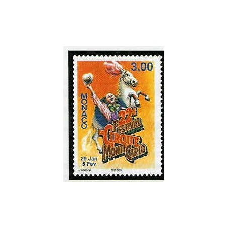 Monaco Num 2139 ** MNH Cirque Cheval année 1997