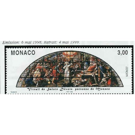 Monaco Num 2152 ** MNH Europa année 1998