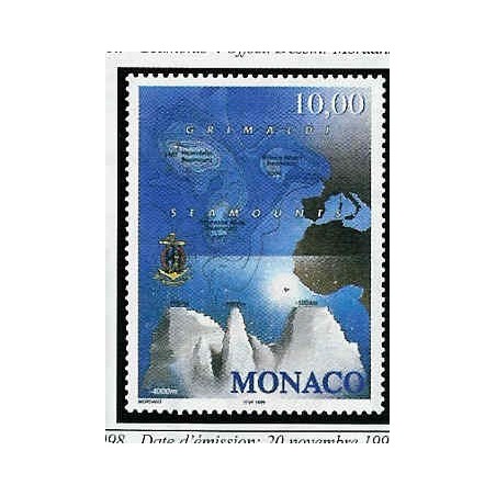 Monaco Num 2181 ** MNH Seamounts année 1998