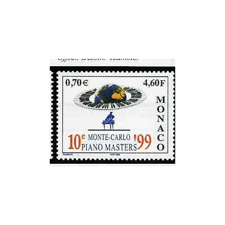 Monaco Num 2193 ** MNH Piano Master année 1999