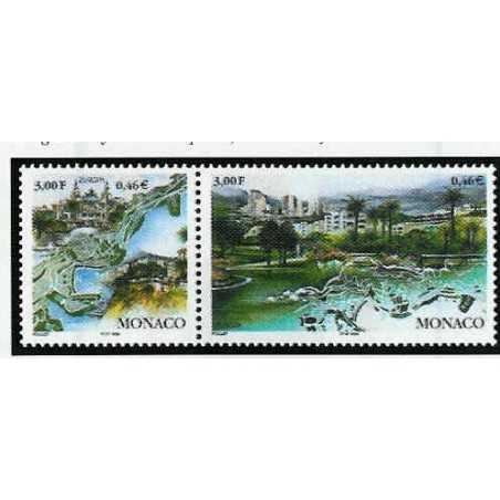 Monaco Num 2203-2204 ** MNH Europa année 1999