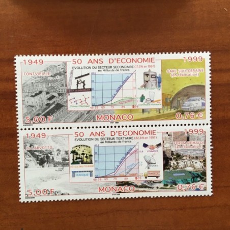 Monaco Num 2205-2206 ** MNH année 1999