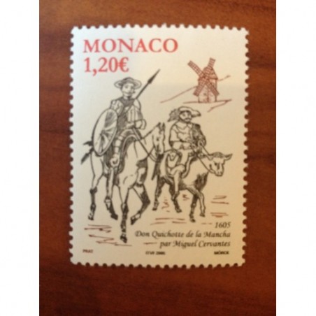 Monaco Num 2474 ** MNH Don quichotte Cervantes année 2004