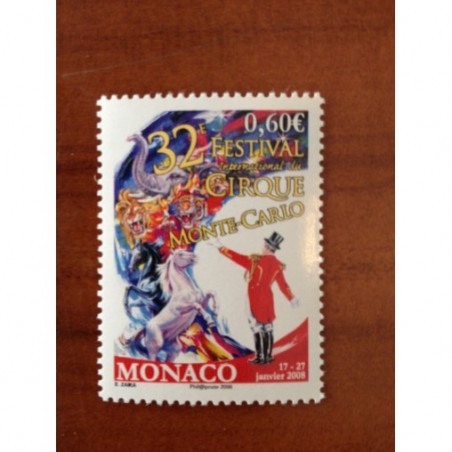 Monaco Num 2602 ** MNH cirque cheval année 2007