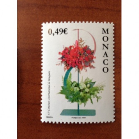 Monaco Num 2606 ** MNH bouquet année 2008