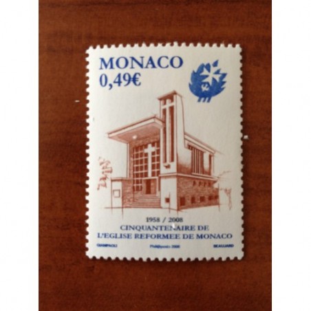 Monaco Num 2608 ** MNH Eglise année 2008