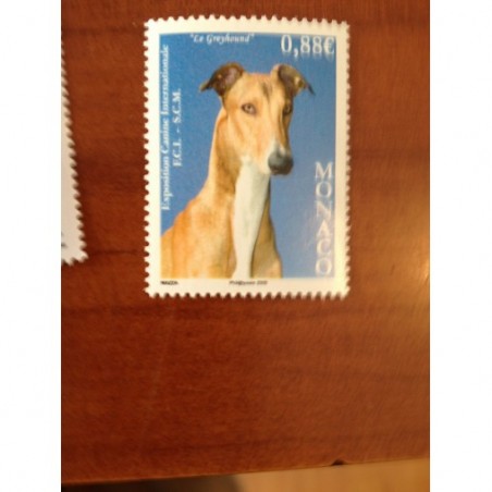 Monaco Num 2622 ** MNH Chien greyhound année 2008