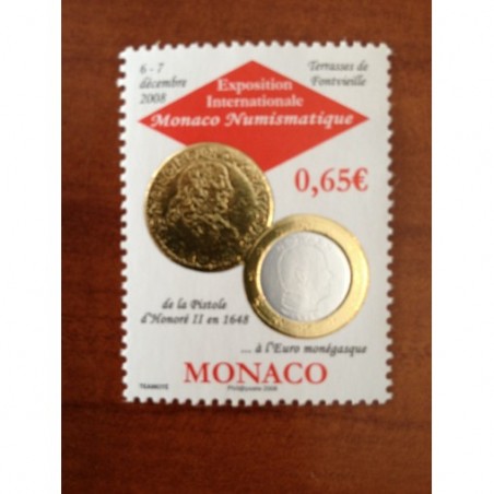 Monaco Num 2641 ** MNH numismatique année 2008