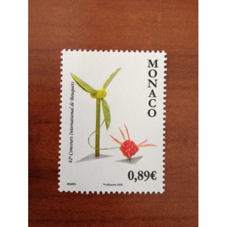 Monaco Num 2666 ** MNH Bouquet année 2009