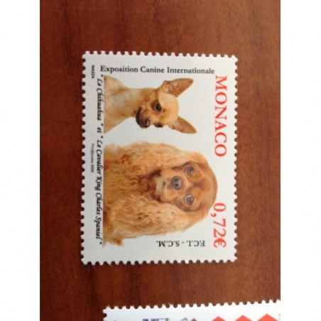 Monaco Num 2669 ** MNH Chien King Charles Spaniel année 2009