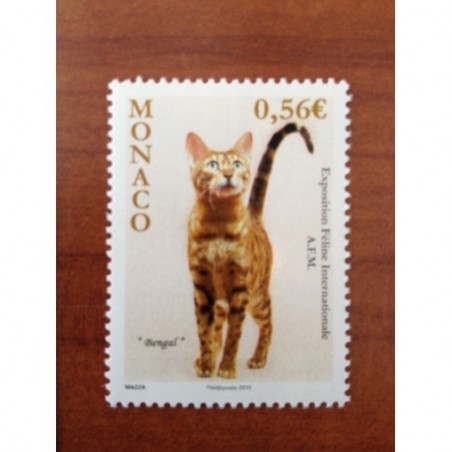 Monaco Num 2714 ** MNH Chat bengal année 2009