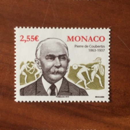 Monaco Num 2859 ** MNH Pierre de Coubertin