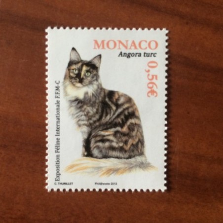 Monaco Num 2860 ** MNH Chat cat Angora