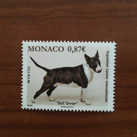 Monaco Num 2914 ** MNH chien dog Bull Terrier