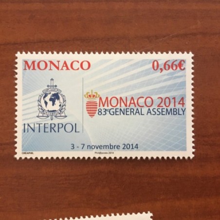 Monaco Num 2946 ** MNH Interpol