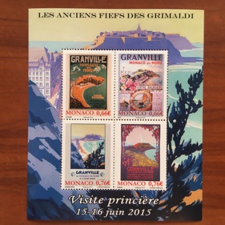 Monaco Num 2980-2983 ** MNH Fief Granville