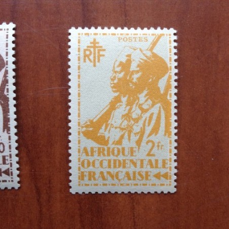 Afrique Occidentale AOF 14 MNH ** Tirailleur cavalier Maure