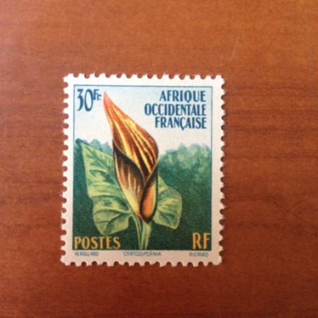 Afrique Occidentale AOF 70 MNH ** Flore