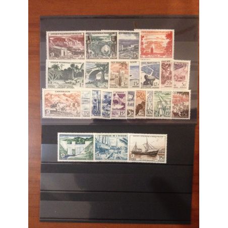 1956 FIDES 26 Valeurs MNH ** Grande serie coloniale