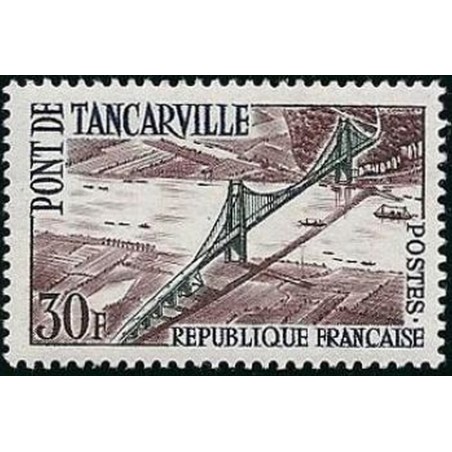 France num Yvert 1215 ** MNH Pont Tancarville Année 1959