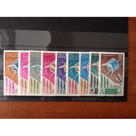 1965 UIT MNH ** Grande serie coloniale