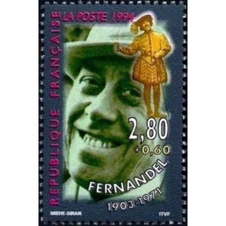 France Yvert Num 2898 ** Fernandel  1994