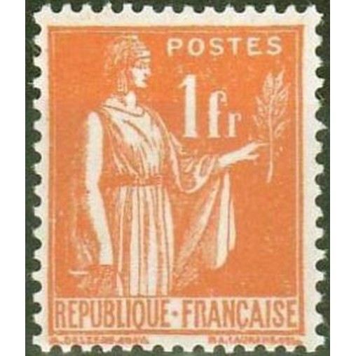 France num Yvert 286 ** MNH Type Paix Année 1932